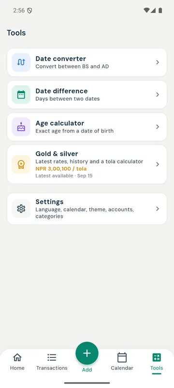 Date converter and everyday tools